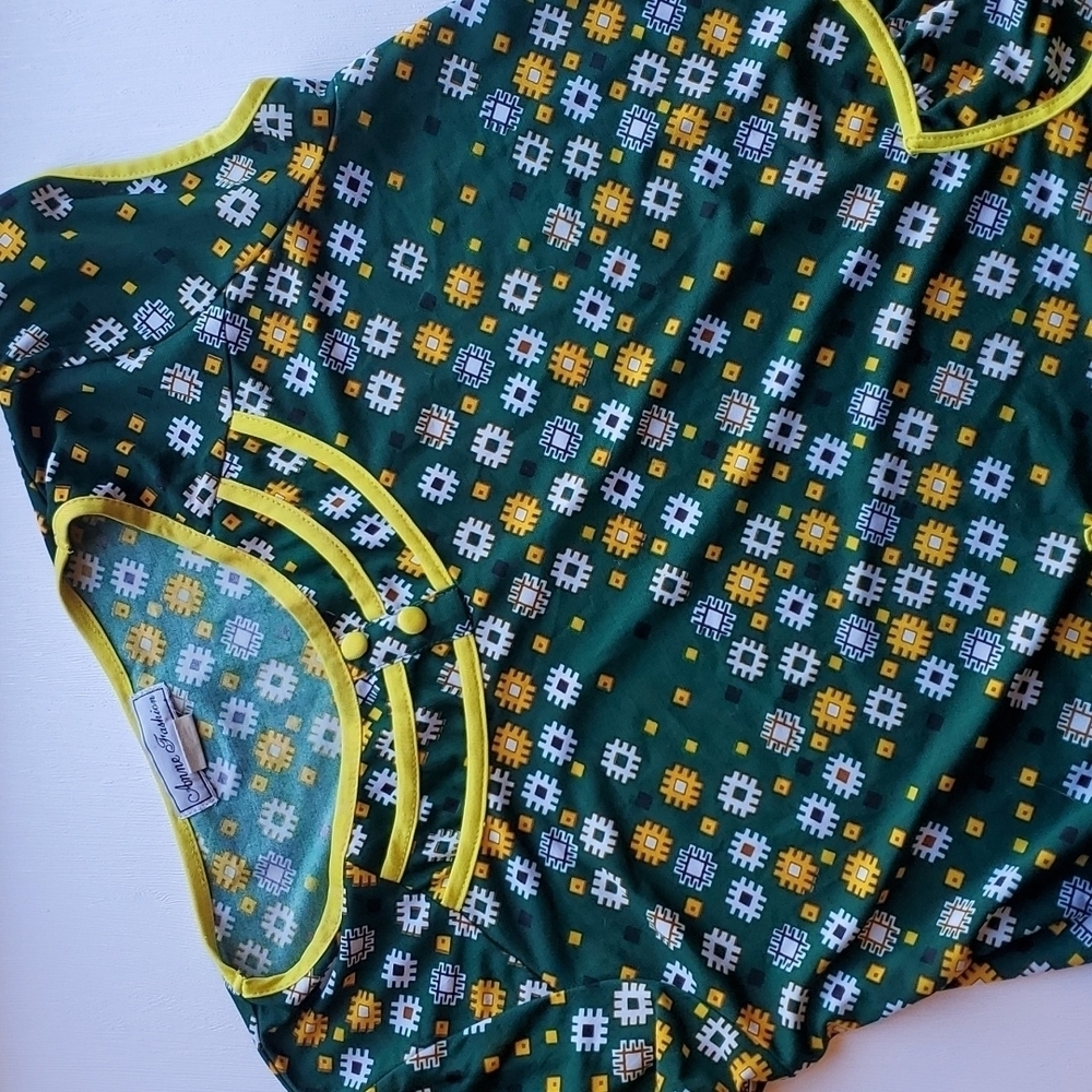 Vintage Anne Fashion Floral Top M